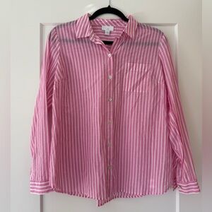 Pink Striped Button Down